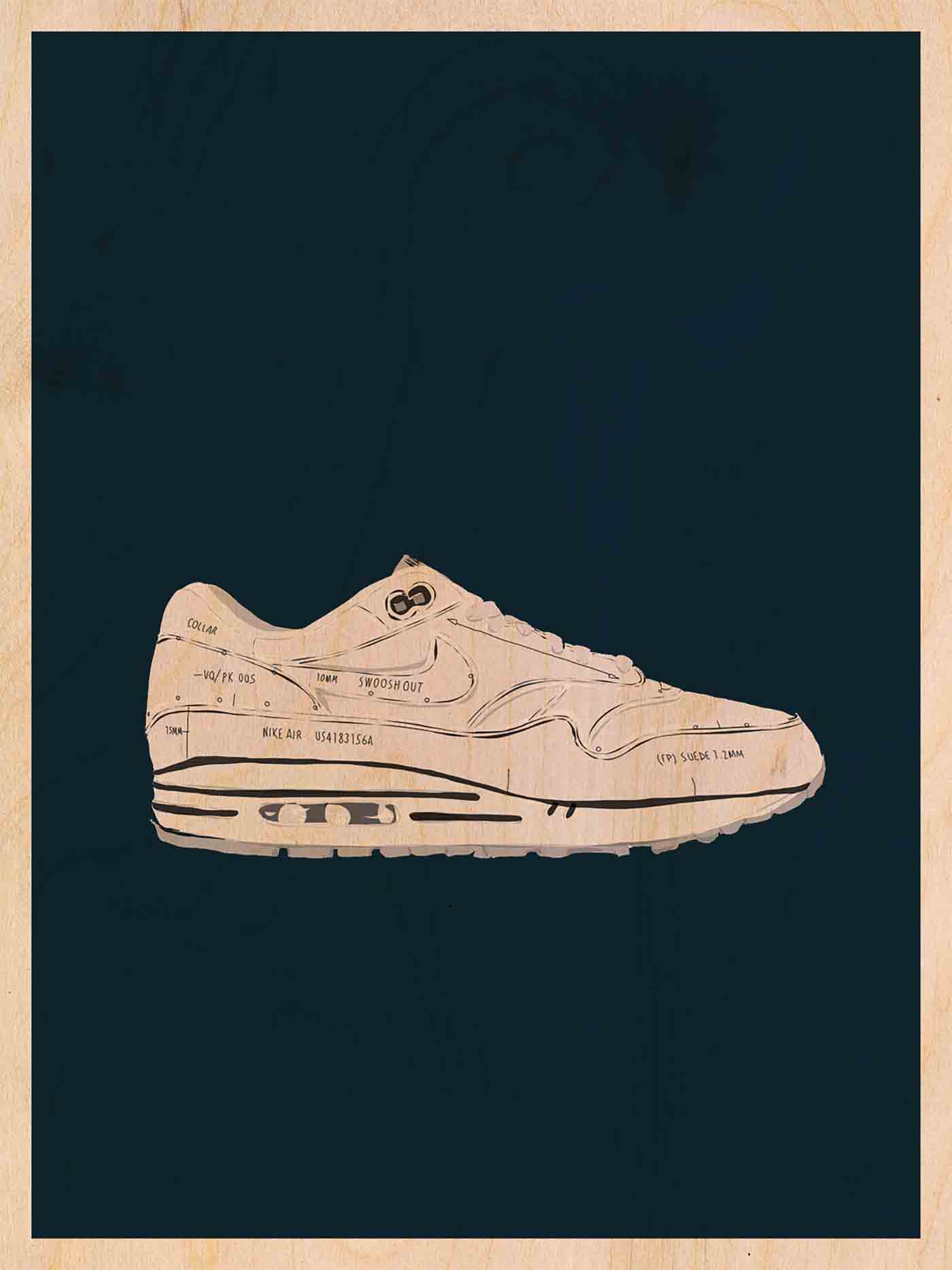 nike air max sketch to shelf